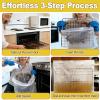 CLOUDEMO Oven Rack Cleaning Bags, No Scrub Oven Rack Cleaner Bags, No Cleaner Included, Reusable, Suitable for Cleaning of Various Sizes (3 Pcs-L+3 Pcs-S) view 4