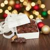 Milk Chocolate Caramel Pecan Nut Clusters White Gift Box - by It's Delish | 12 OZ Premium Milk Chocolate Covered Nuts with Carmel Cluster | Christmas Gifts Box of Chocolates Candy Nut Turtles with Pecans Kosher Dairy view 4