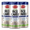 Galil Natural Rice Cakes Lightly Salted All Natural, Gluten-Free, Vegan, Low-Fat, Non-GMO Snack Crunchy, Delicious & Thin Rice Cake Snacks Kosher & Wheat-Free Pack 3 (3.5 oz) view 1