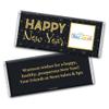 12 Count Personalized Add Your Logo New Year?s Eve Chocolate Candy Bar Favors For Promotional Giveaways, Corporate Party Gifts, Custom Company Event Favors & More view 1