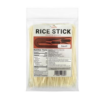 Apexy Rice Sticks, 14 oz Pack of 6 Small Size - Premium Quality Rice Noodles for Stir-Fry, Soup, Pho, Pad Thai, Spring Rolls & More