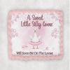 10" by 8" Pink Silly Goose Will Almost Be On The Loose Themed Edible Image Girl Baby Shower Cake Topper, Frosting Sheet Decoration Holiday Edible Cake Sticker Decal view 1