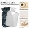Cartoon Black Retro Sports Car hot Waterbottle with Soft Cover 2L hot Compress for Hand Feet Warmer Arthritis Bolsa para clicos menstruales view 4
