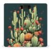 Cactus Art Scale for Body Weight Anti-Slip Tempered Glass Digital Bathroom Scales Clear LCD Display Weighing Scale Safe Rounded Corners Smart Scales view 1