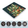 Cactus Art Scale for Body Weight Anti-Slip Tempered Glass Digital Bathroom Scales Clear LCD Display Weighing Scale Safe Rounded Corners Smart Scales view 3