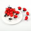 12PCS Ants Shape Food Picks Reusable Snacks Party Toothpicks Fruit Dessert Fork Animal Appetizer Forks Ants Shape Forks Toothpicks view 3