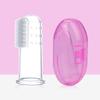 GALPADA 9Pcs Silicone Finger Toothbrush Set with Storage Box, Oral Cleaning Brush and Teething Massager for Newborns 0-3 Years, Soft Finger Brush for Dental Care view 2