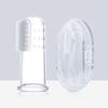 GALPADA 9Pcs Silicone Finger Toothbrush Set with Storage Box, Oral Cleaning Brush and Teething Massager for Newborns 0-3 Years, Soft Finger Brush for Dental Care view 4