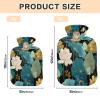 Elegant Water-Lilies Blue Retro Water Bottle for hot Water with Soft Cover 2L Warm Bottle for Bed Hot and Cold Therapies Neck and Shoulder Pain Relief Bolsa para clicos menstruales view 3