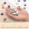 PATIKIL 10Pcs Natural Heart Shaped Crystal Stone, 0.8" Polished Love Gemstone Crystal, Pocket Rock Engraved Worry Stones for Women Valentines Gift Meditation 0.24" Thick, Light Red Agate view 3