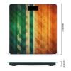 Different Stripe Patterns Scale for Body Weight Anti-Slip Tempered Glass Digital Bathroom Scales Clear LCD Display Weighing Scale Safe Rounded Corners Smart Scales view 2