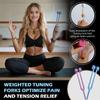 Hugbow Tuning Forks for Healing, 4 PCS Aluminum Alloy Tuning Fork 128Hz, 136.1Hz, 256Hz, 384Hz, Hockey Puck Activator & Feet, Chain, Weighted & Unweighted Tuning Fork Set with Vegan Leather Pouch view 4