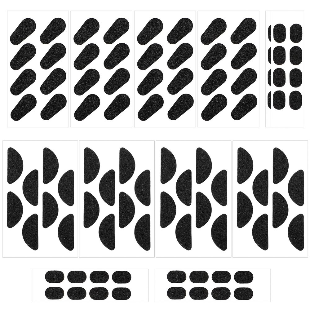 48 Pairs Soft Foam Nose Pads for Eyeglasses, Glasses Non Slip Replacement Nose Pads Soft Cushion, Self-Adhesive Eyeglasses Noses Cushion Pad for Glasses, Sunglasses (Black)
