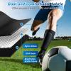 2026 New Shin Guards Pads Socks for Skiing, Shin Pads for Youth Adult Ski Shin Guards Calf Compression Sleeve with Honeycomb Pads Lightweight Calf Protective Gear for Boys Girls Men(L) view 4