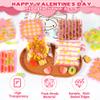 200PCS Valentines Self-Sealing Cookie Bags: 44 Inch Clear Cellophane Treat Bags for Cookies, Candy & Goodies, 2.8 Mil Thick Valentine's Day Goodie Bag for Party Favors, Classroom Exchanges & Gifts view 4