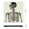 Human Skeleton Scale for Body Weight Anti-Slip Tempered Glass Digital Bathroom Scales Clear LCD Display Weighing Scale Safe Rounded Corners Smart Scales view 2
