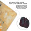 Simple Flower Oil Painting Scale for Body Weight Anti-Slip Tempered Glass Digital Bathroom Scales Clear LCD Display Weighing Scale Safe Rounded Corners Smart Scales view 4