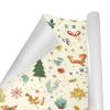 pnyoin Merry Christmas Wrapping Paper Roll,Happy Year Symbols Tree Gift Wrap Perfect for Xmas,Birthday,Weddings, Brides, Holidays, Baby Showers58 x 23 inches,4 Roll view 2