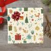 pnyoin Merry Christmas Wrapping Paper Roll,Happy Year Symbols Tree Gift Wrap Perfect for Xmas,Birthday,Weddings, Brides, Holidays, Baby Showers58 x 23 inches,4 Roll view 3