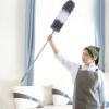 Microfiber Duster for Cleaning with 1.4M Extendable Handle, Flexible Ceiling Fan and Under Furniture Dust Cleaner, Gray-White Plumage Duster Set for Home Use Style view 3