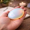 Crysmona Natural Large Opalite Gemstone Polished Palm Stone Healing Crystals Thick Natural Reiki Worry Stone Energy Balancing Anxiety Stress Relief Meditation 1 Pc view 3