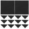 UTHCLO Disposable Black Paper Napkins 50Pcs 25X25Cm Party Wedding Dinner Guest Napkins for Hotel Restaurant Use view 1
