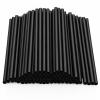 100 Pcs Black Cocktail Straws, 5.12 Inch Short Disposable Plastic Drink Straws Small Short Drinking Straw for Whiskey Bar Club Cocktail Cold Drinks, Cups Travel Mugs Crafts Home Bars Use view 1