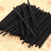 100 Pcs Black Cocktail Straws, 5.12 Inch Short Disposable Plastic Drink Straws Small Short Drinking Straw for Whiskey Bar Club Cocktail Cold Drinks, Cups Travel Mugs Crafts Home Bars Use view 3