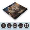 Creative Animals Lion Scale for Body Weight Anti-Slip Tempered Glass Digital Bathroom Scales Clear LCD Display Weighing Scale Safe Rounded Corners Smart Scales view 3