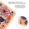 Orange and Purple Flowers Scale for Body Weight Anti-Slip Tempered Glass Digital Bathroom Scales Clear LCD Display Weighing Scale Safe Rounded Corners Smart Scales view 4
