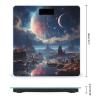 Galaxy Scale for Body Weight Anti-Slip Tempered Glass Digital Bathroom Scales Clear LCD Display Weighing Scale Safe Rounded Corners Smart Scales view 2