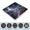 Galaxy Scale for Body Weight Anti-Slip Tempered Glass Digital Bathroom Scales Clear LCD Display Weighing Scale Safe Rounded Corners Smart Scales view 3