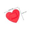UTHCLO Heart Shaped Adhesive Bandages 25Pcs Waterproof Flexible Self Adhesive Patch Large Bandages for Sensitive Skin Outdoor Emergency First Aid Wound Care view 2