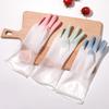 Beatifufu Housework Gloves Kitchen Cleaning Gloves 3 Pairs Waterproof Anti-Slip for Dishwashing and Toilet Cleaning Size S Pink Green Blue view 4