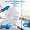 KYRGEU 4 Pack Oven Grill Cleaning Bags15.7''X23.7'', Heavy Duty Oven Rack Cleaner Bags - No Messy Hands Reusable Soak-off Cleaning Kit for Grate & Grill Rack,No Cleaner Included view 2