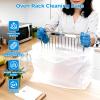 KYRGEU 4 Pack Oven Grill Cleaning Bags15.7''X23.7'', Heavy Duty Oven Rack Cleaner Bags - No Messy Hands Reusable Soak-off Cleaning Kit for Grate & Grill Rack,No Cleaner Included view 3