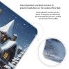 Christmas Winter Happy Scene Scale for Body Weight Anti-Slip Tempered Glass Digital Bathroom Scales Clear LCD Display Weighing Scale Safe Rounded Corners Smart Scales view 4