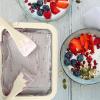 Instant Ice Cream Maker Kit, DIY Rolled Ice Cream Sorbet Set with 2 Scrapers, Food-Grade Stainless Steel & Non-Electric Family Activity, Suitable for Yogurt, Sorbet (Beige) view 2