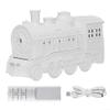 300ml Steam Train Essential Oil Diffuser and Humidifier for Lights, Quiet Operation/Auto Shut-Off for Home //Office(White) view 3