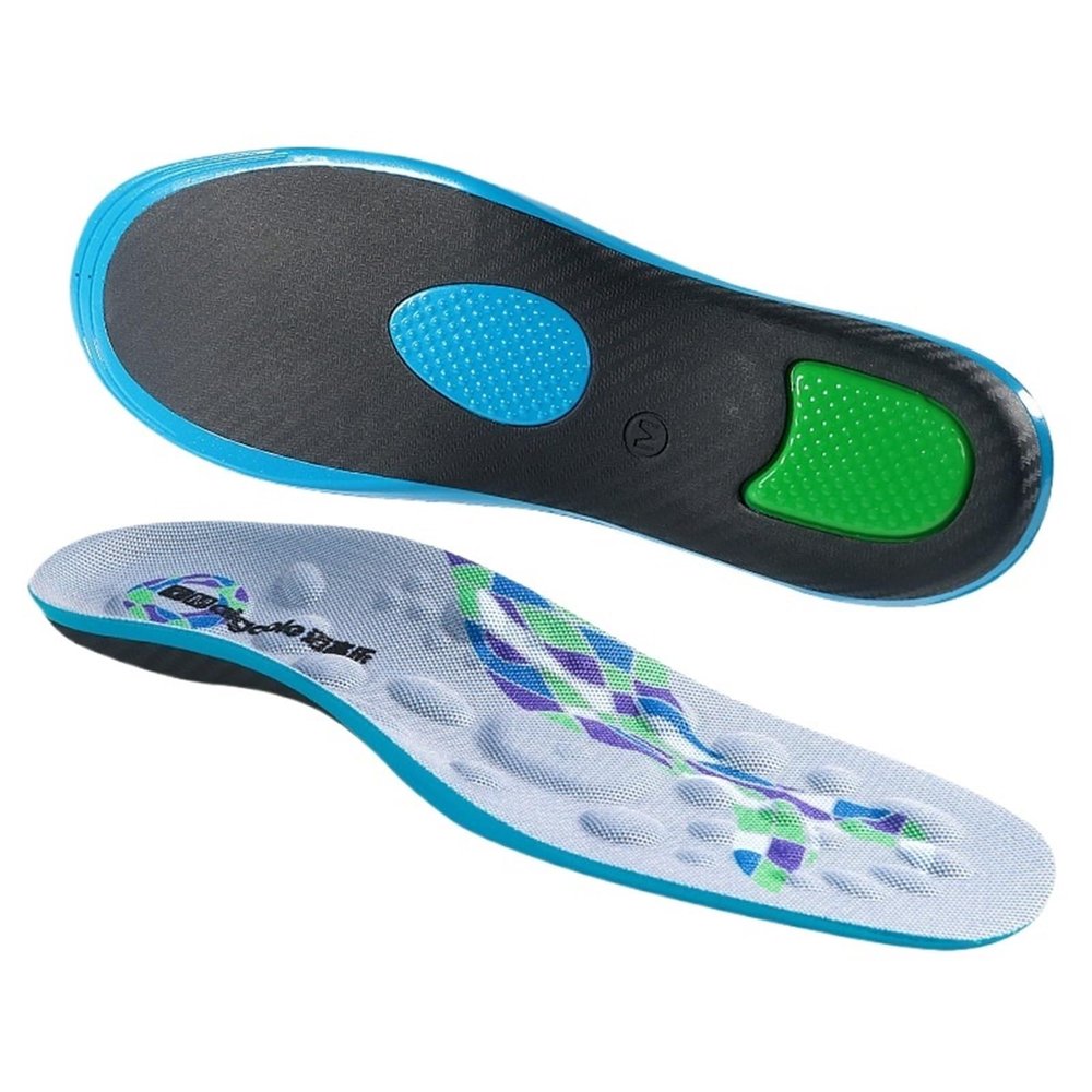 10 Magnetic Bump Massage Insole Sports Shock Absorption Running TPU Back Plate Comfortable Foot Arch Walking Insole(38-40)