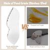 GYQORPHA Gua Sha Facial Tools Guasha for Face - 1Pcs Stainless Steel Gua Sha Tool - Massager Tool for Jawline & Chin,Fascia Massage Tool for Face Massage, Lymphatic Drainage Massager s view 4