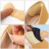 BESPORTBLE 3 Pairs Anti-Wear Thickened Heel Pads Self-Adhesive Foot Cushions for Women High Heels Protection in Black Beige Khaki view 3
