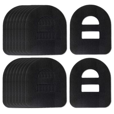 16Pcs Overpatches for Omnipod 5 - Adhesive Patches Waterproof with Stretchable Strap, Breathable, Adhesive Overpatches Black