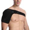 HOOTNEE Adjustable Black Shoulder Support Brace Compression Sleeve Rotator Cuff Protector for Sports Fitness and Weightlifting, Warm Shoulder Rest for Men and Women view 4