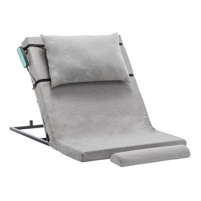 Donext Electric Adjustable Bed Backrest 4-68 Lift Range, Ideal for Elderly, Pregnancy, Patient Care, Mobility Assistance,300 lbs Capacity, Half Length, Grey