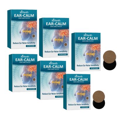Tinnitus Relief Patch for Ear Ringing, Tinnitus Relief for Ringing Ears,Natural Herbal Formula, Effective Reduce Noise and Improve Focus, Gentle & Portable (60pcs)