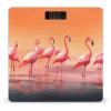 A Flock of Flamingos Weight Scale Digital Electronic Scales Bathroom Scale, Larg LCD Backlight Display, High Precisio Measurements,Tempered Glass view 1