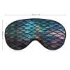 3D Magical Dragon Scales Pattern Sleep Mask,Adjustable Strap Sleeping Mask, Complete Light Blocking Sleep Shade Cover,Soft Breathable Comfortable Blindfold for Women and Men view 2