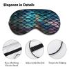 3D Magical Dragon Scales Pattern Sleep Mask,Adjustable Strap Sleeping Mask, Complete Light Blocking Sleep Shade Cover,Soft Breathable Comfortable Blindfold for Women and Men view 3