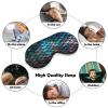 3D Magical Dragon Scales Pattern Sleep Mask,Adjustable Strap Sleeping Mask, Complete Light Blocking Sleep Shade Cover,Soft Breathable Comfortable Blindfold for Women and Men view 4